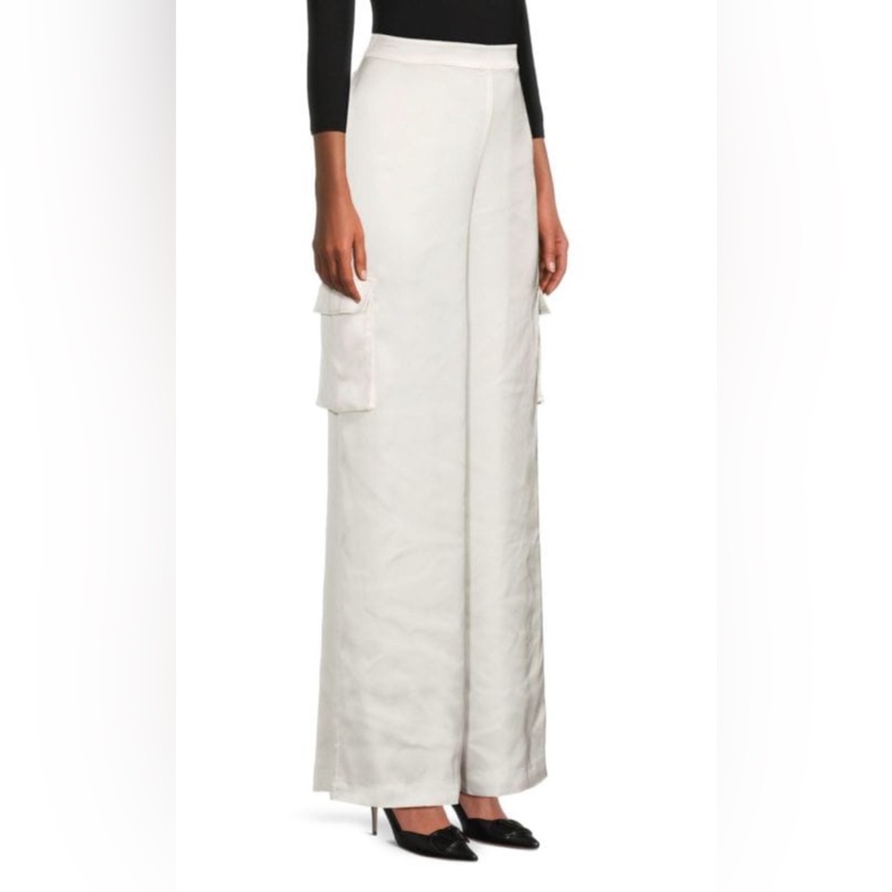Ramy Brook Blue cargo Wide Leg Pants Blue NWT - Picture 3 of 3